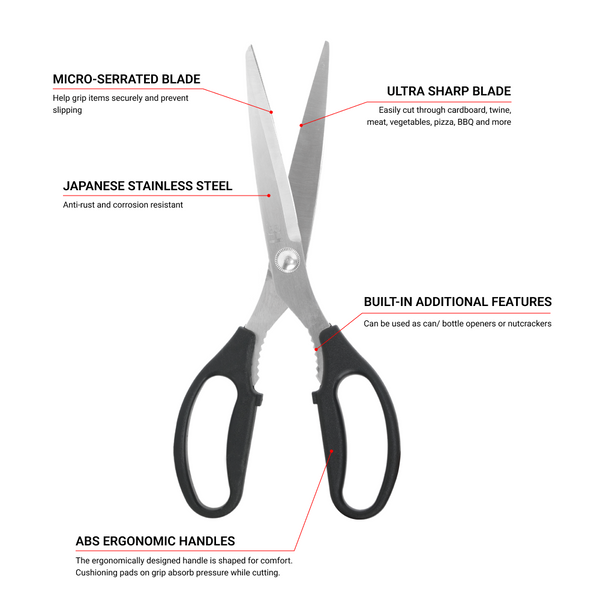 Bowery Home Meat-cutting Scissors - 10 inches