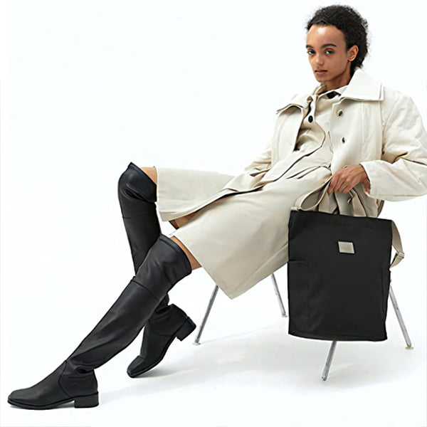 I WAS PLASTIC - Crossbody Laptop Tote