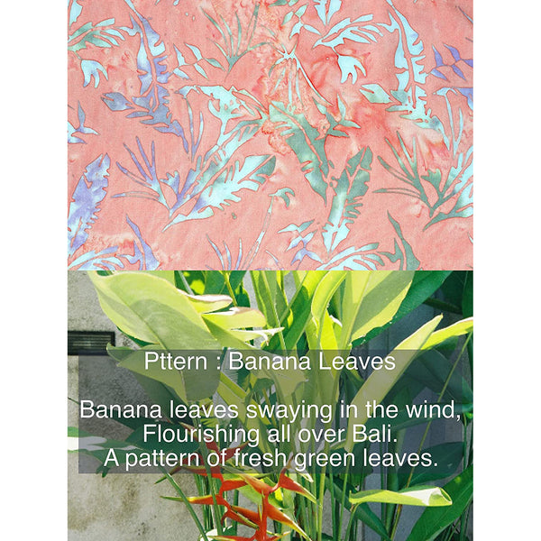 MATT AND MEL |  Sarong Banana Leaves - Pale Pink